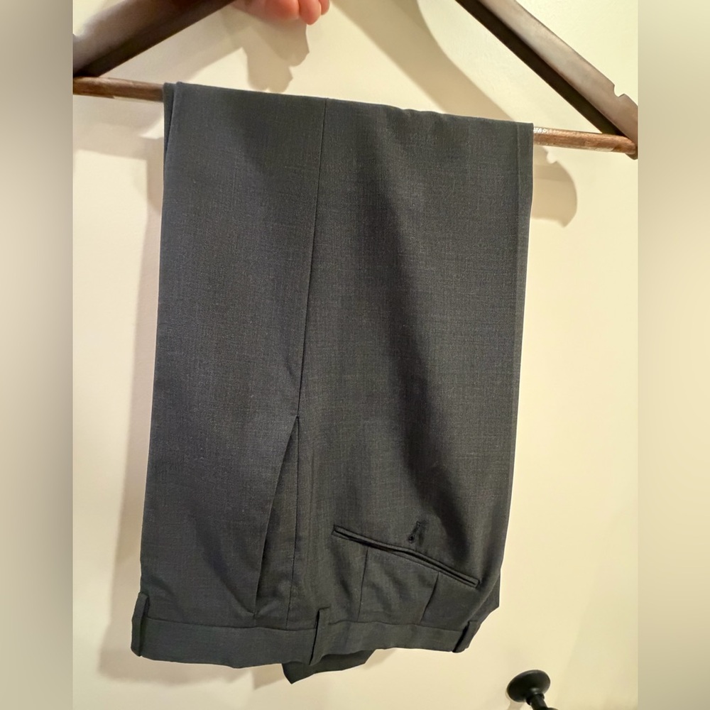 Jil Sander Charcoal Wool Blend Pant